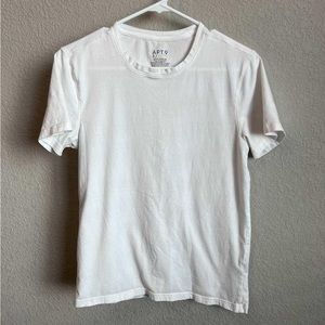 Womens small white T-shirt - like new!